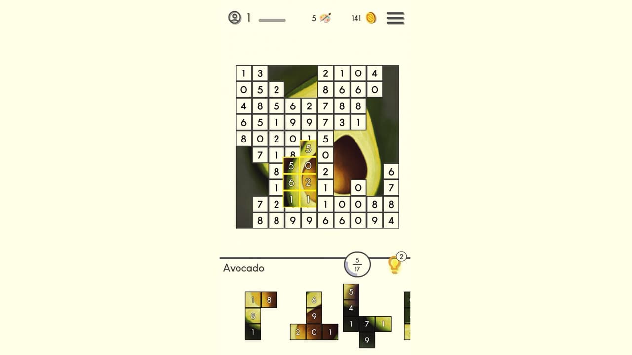 Color Hunt - Number Jigsaw Puzzle