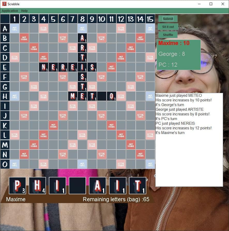 Java Scrabble screenshot 4