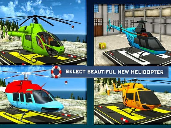 Helicopter Rescue 2017 Free 3D – Flying Simulator screenshot 5