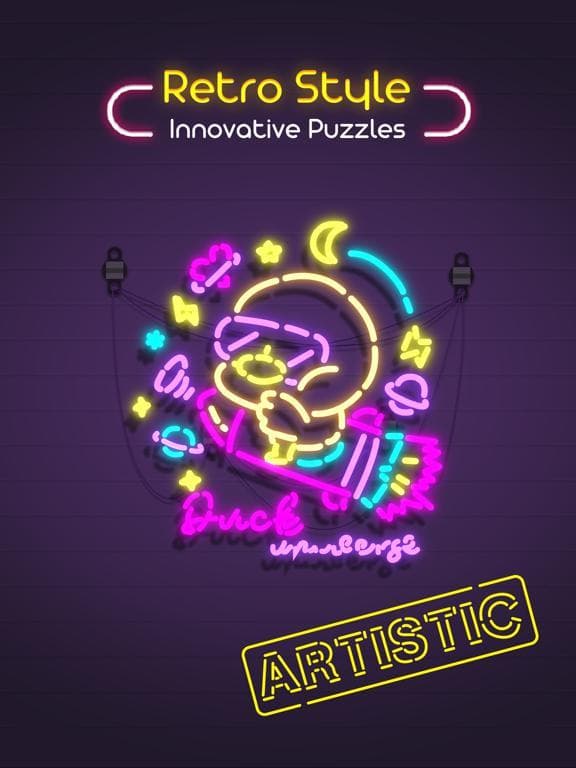 Neon It! - 3D Light Art Puzzle screenshot 3