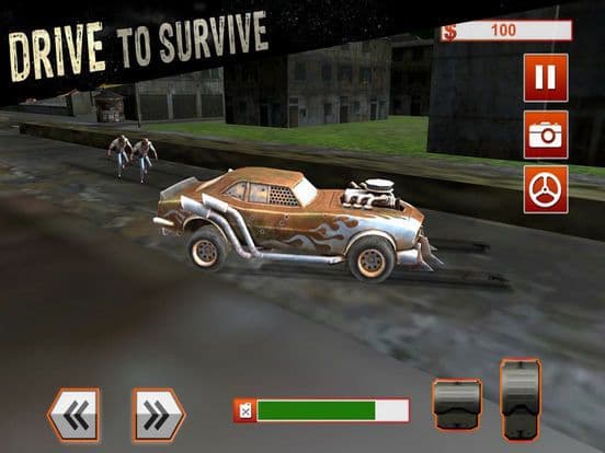 Crazy Dead Car: Zombie Kill screenshot 2