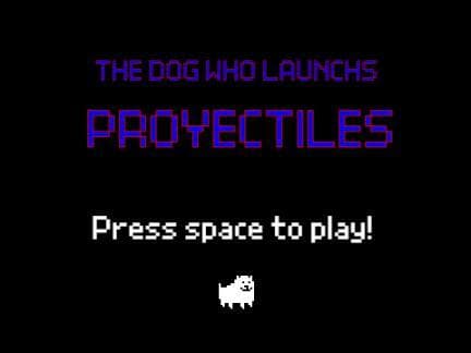 the dog that throws projectiles