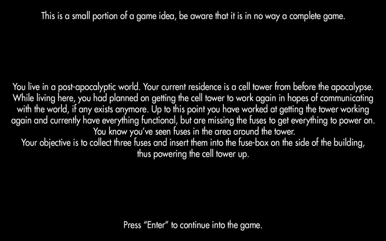 Post-Apocalyptic World Demo screenshot 2