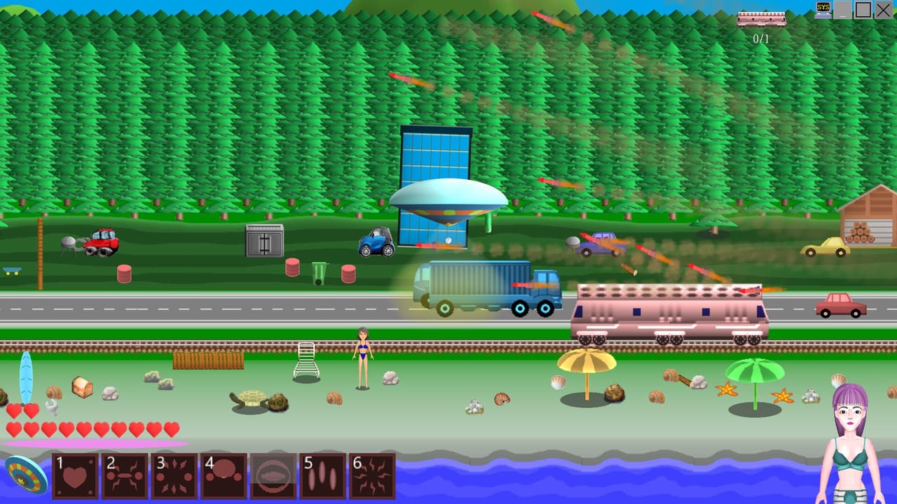 UFO vs Bikini screenshot 4