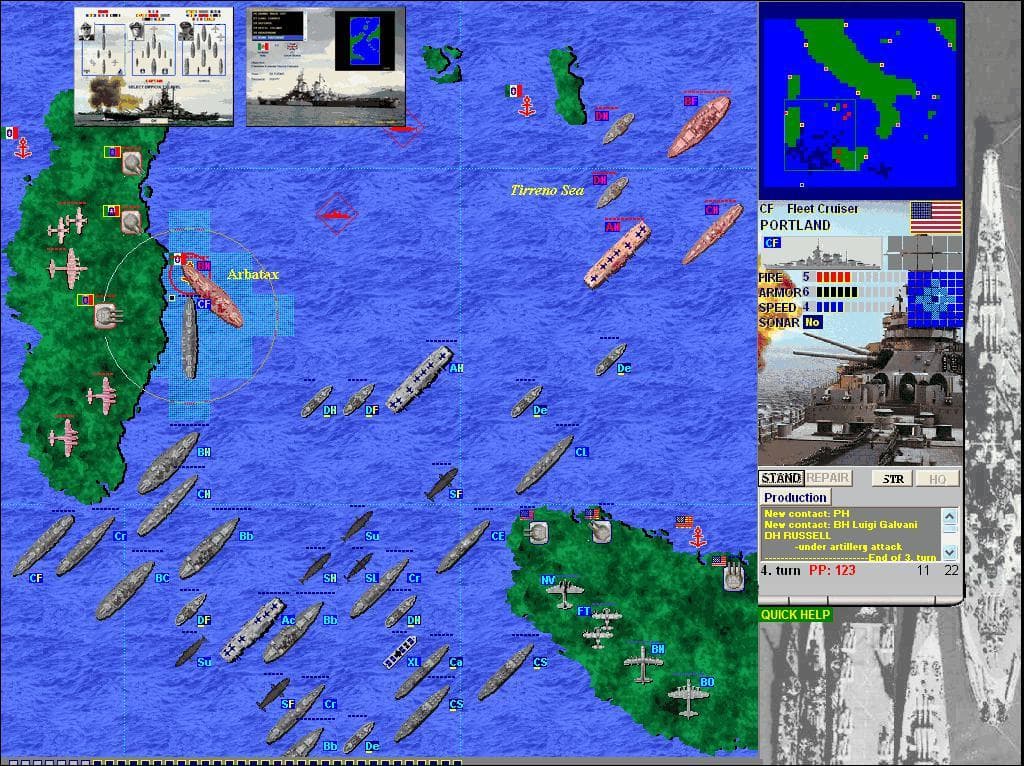 Battleship Game - Naval War WW2 screenshot 5