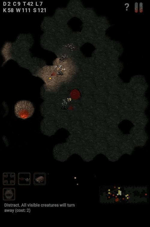 Grue the monster – roguelike underworld RPG screenshot 2
