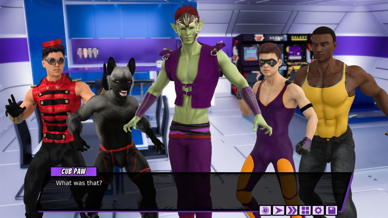 The Coming End: Fresh Force Frustrations (A Gay Superhero Visual Novel) screenshot 5
