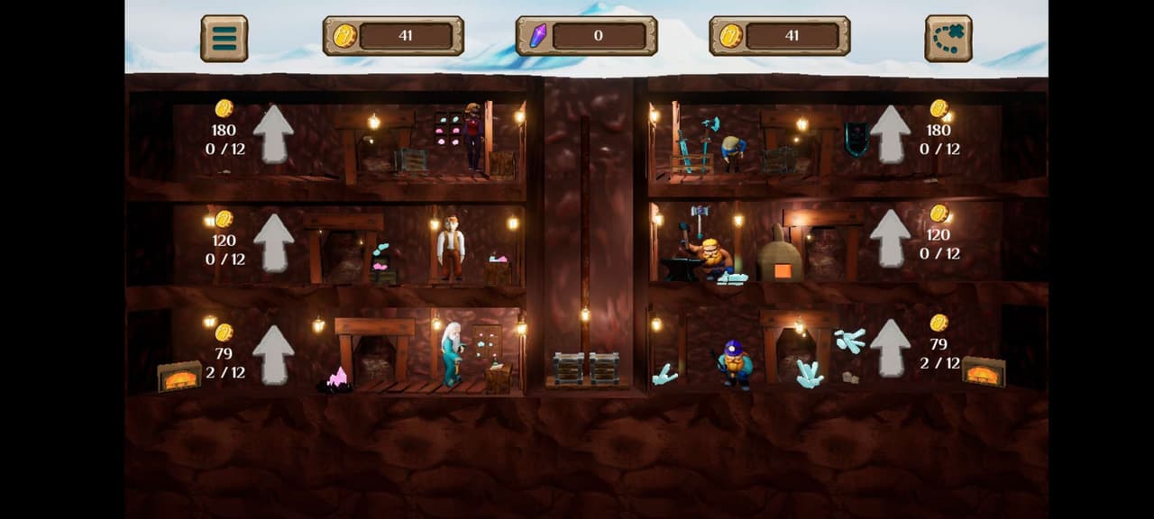 Treasures of Hellia. Twin-Clicker screenshot 2
