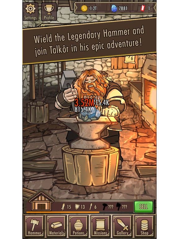 Medieval Clicker Blacksmith screenshot 2