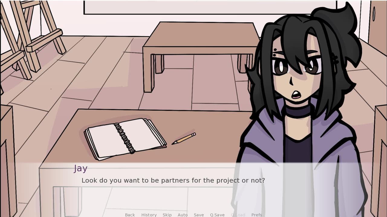 Full Ride! A College Dating Sim (Demo) screenshot 4