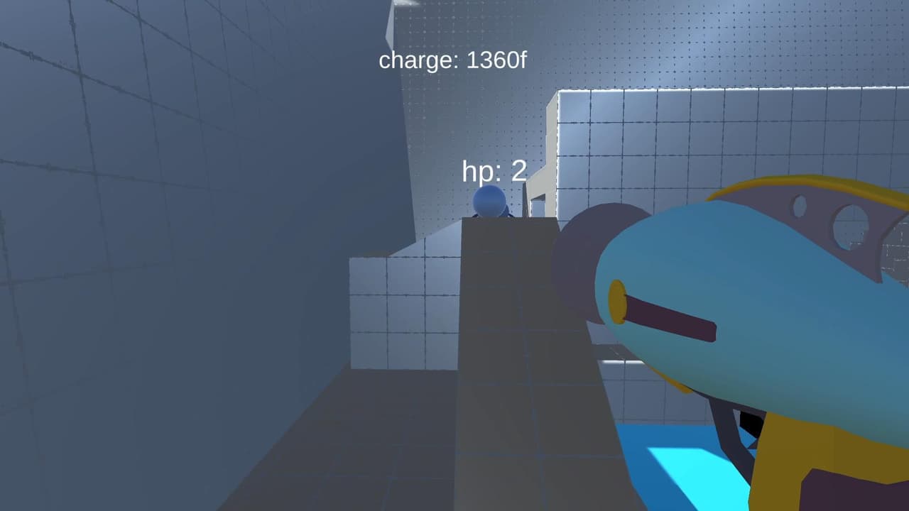 Particle system and AI test screenshot 2