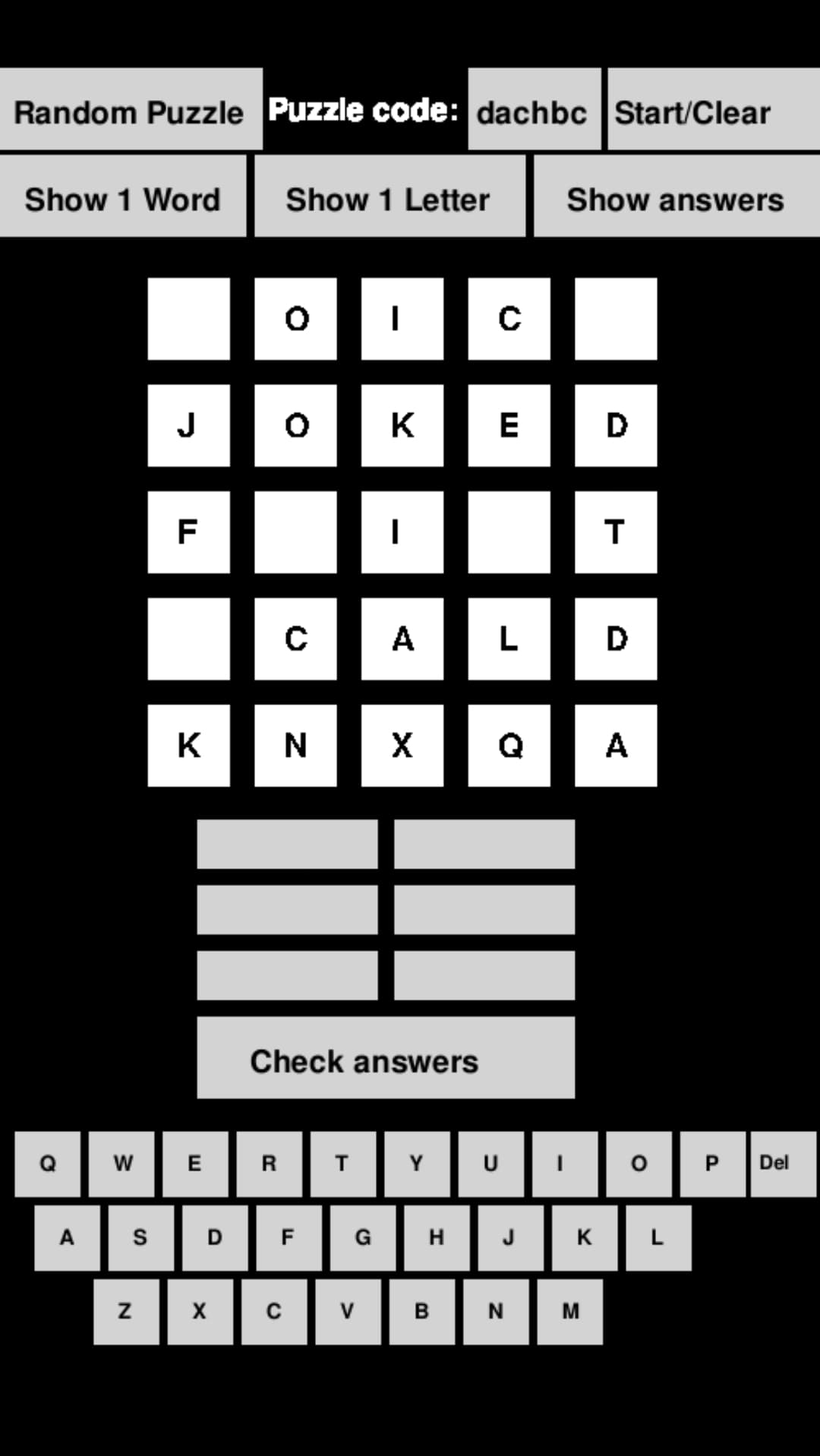 Wordfive screenshot 3