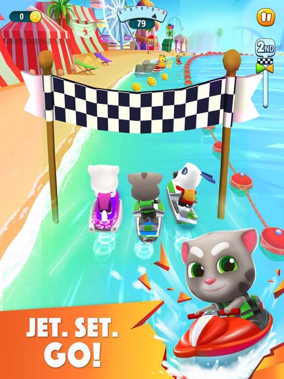 Talking Tom Jetski 2 screenshot 2