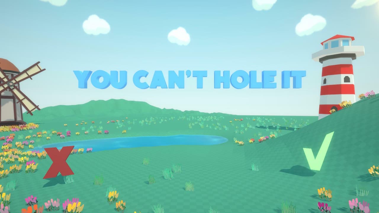You cant hole it screenshot 2