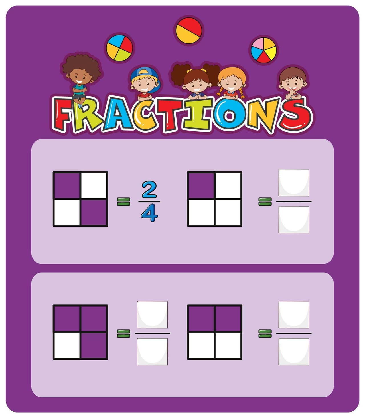 Simple Fractions Eductional Game | Construct 3 screenshot 2