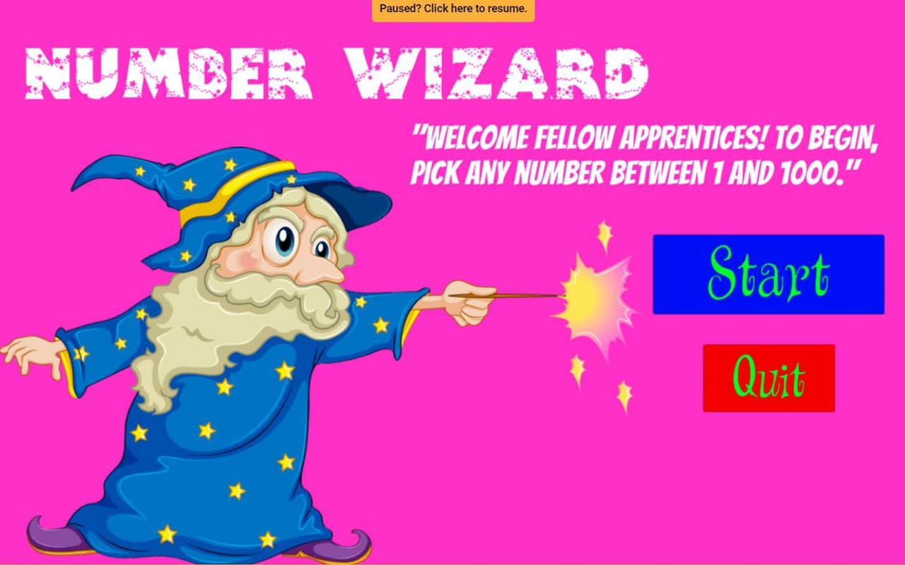 Number Wizard (Conmandouglas)