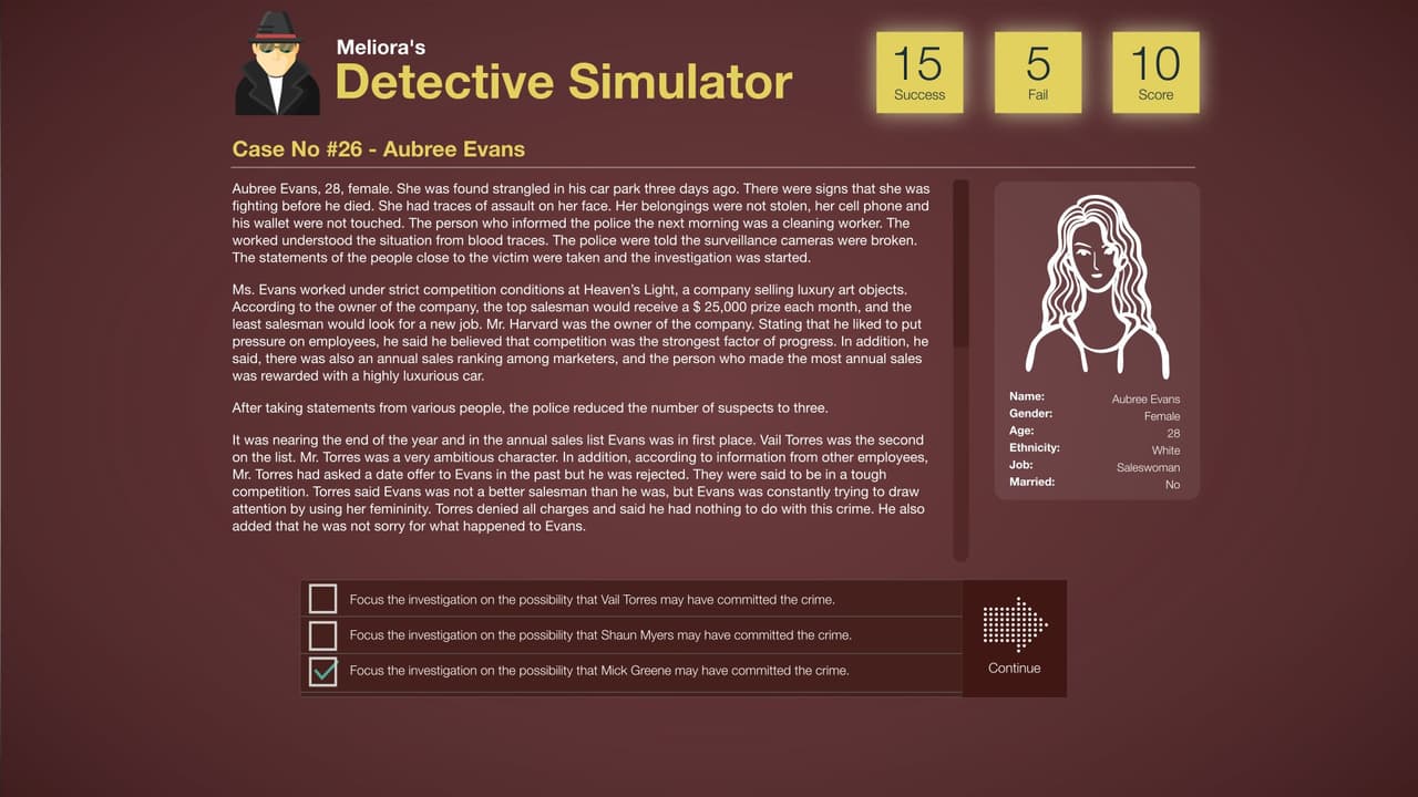 Melioras Detective Simulator screenshot 4