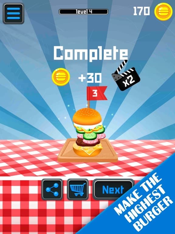 Burger Builder: Crazy Cooking screenshot 4