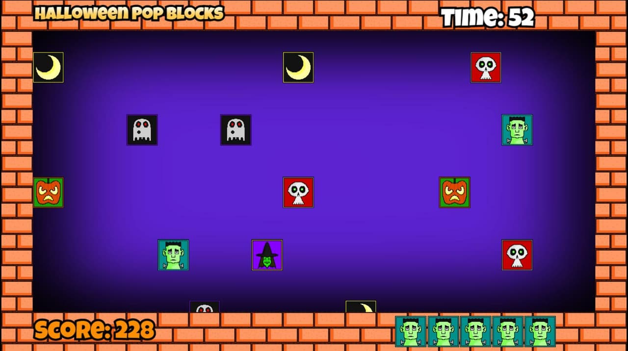 Halloween Pop Blocks screenshot 2