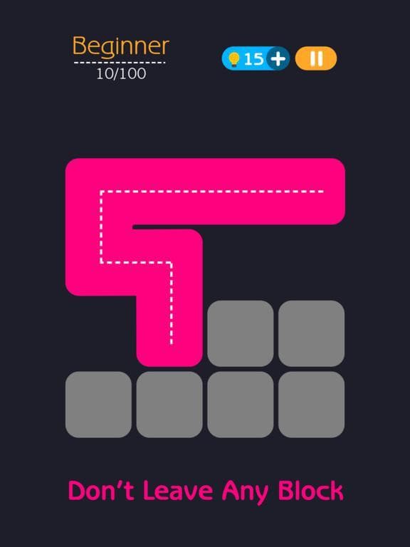 One Line Block Puzzle screenshot 3