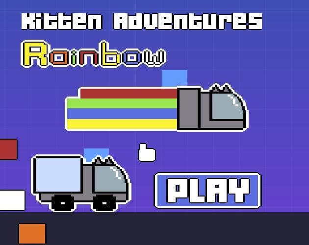 Kitten Adventures - Rainbow screenshot 2