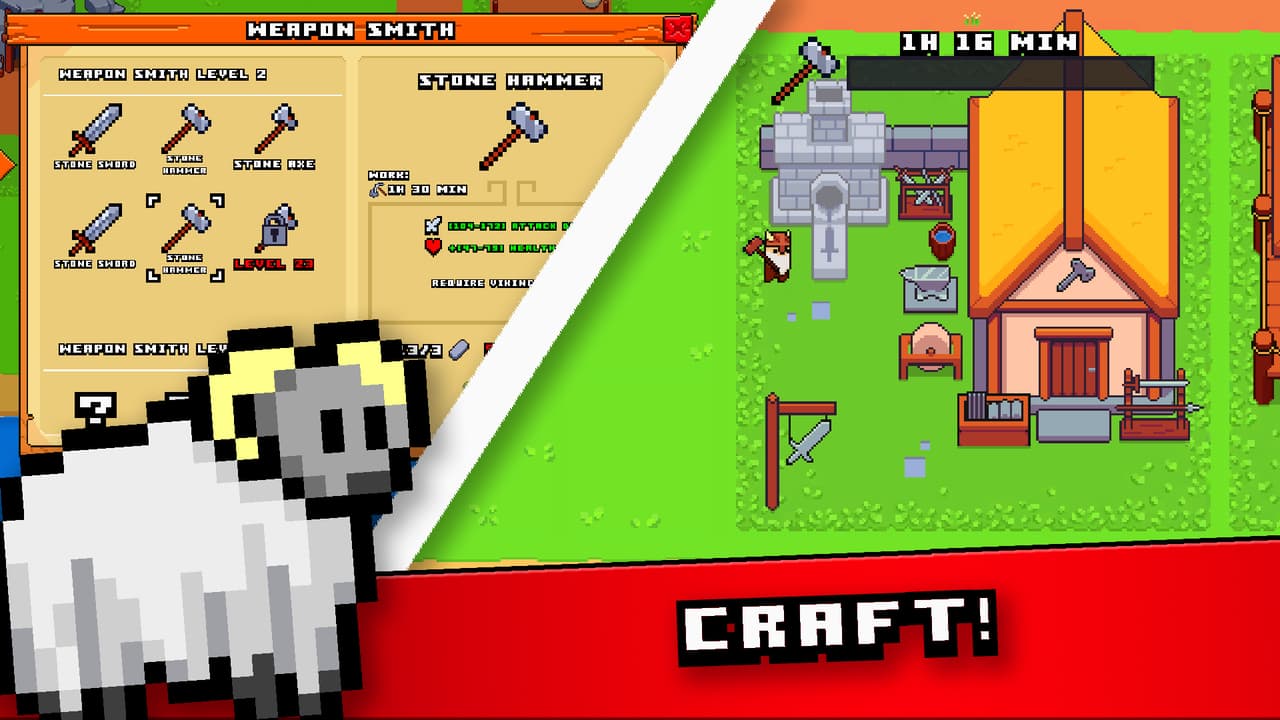 Pixel Tribe: Viking Kingdom screenshot 5