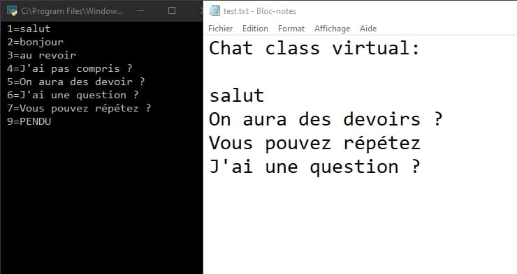 Bot Class Virtual (for french)