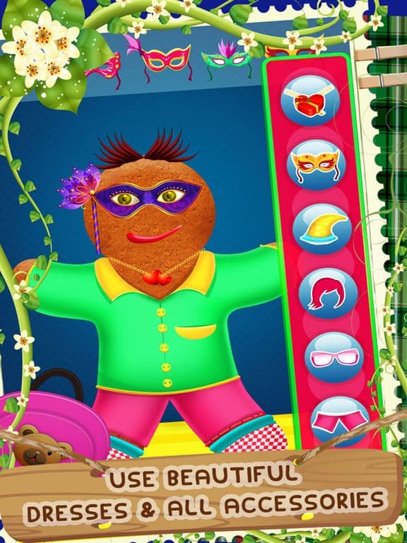 Gingerbread Man Dress Up Mania Pro - Addictive Fun Maker Games for Kids, Boys and Girls