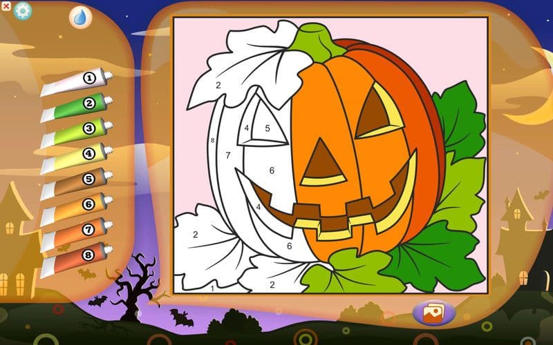 Color by Numbers - Halloween - Free screenshot 2