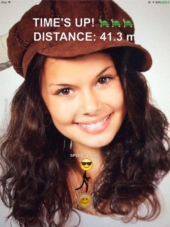 FaceChallenge: A Camera Filter Game