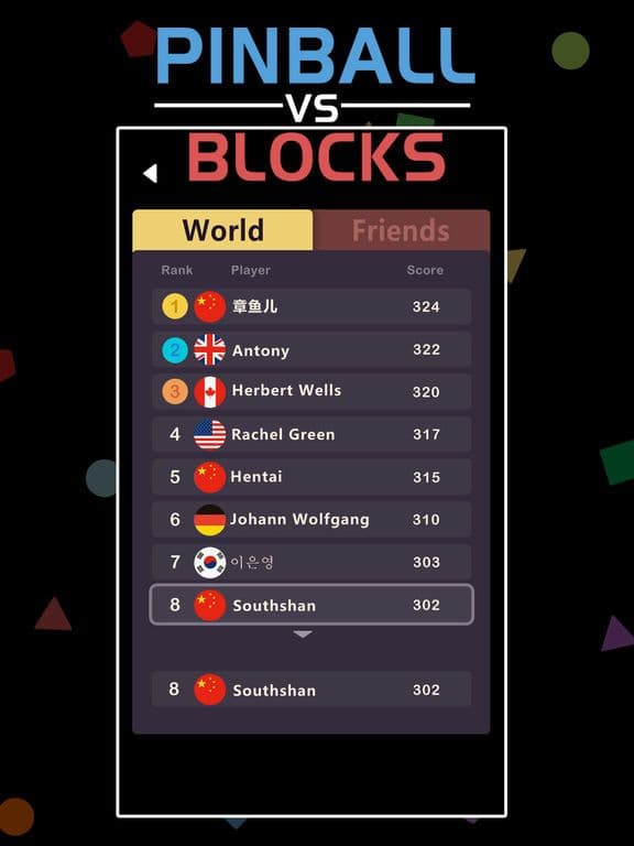 Pinball vs Block!Falling Balls