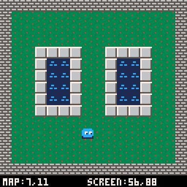 PICO-8: Map-Based Grid Movement screenshot 2