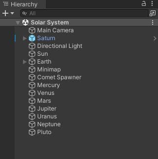 Solar System Simulation (Fochello) screenshot 2