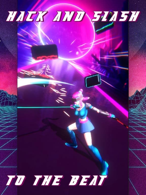 Cyber Beat Ghost Slasher screenshot 2