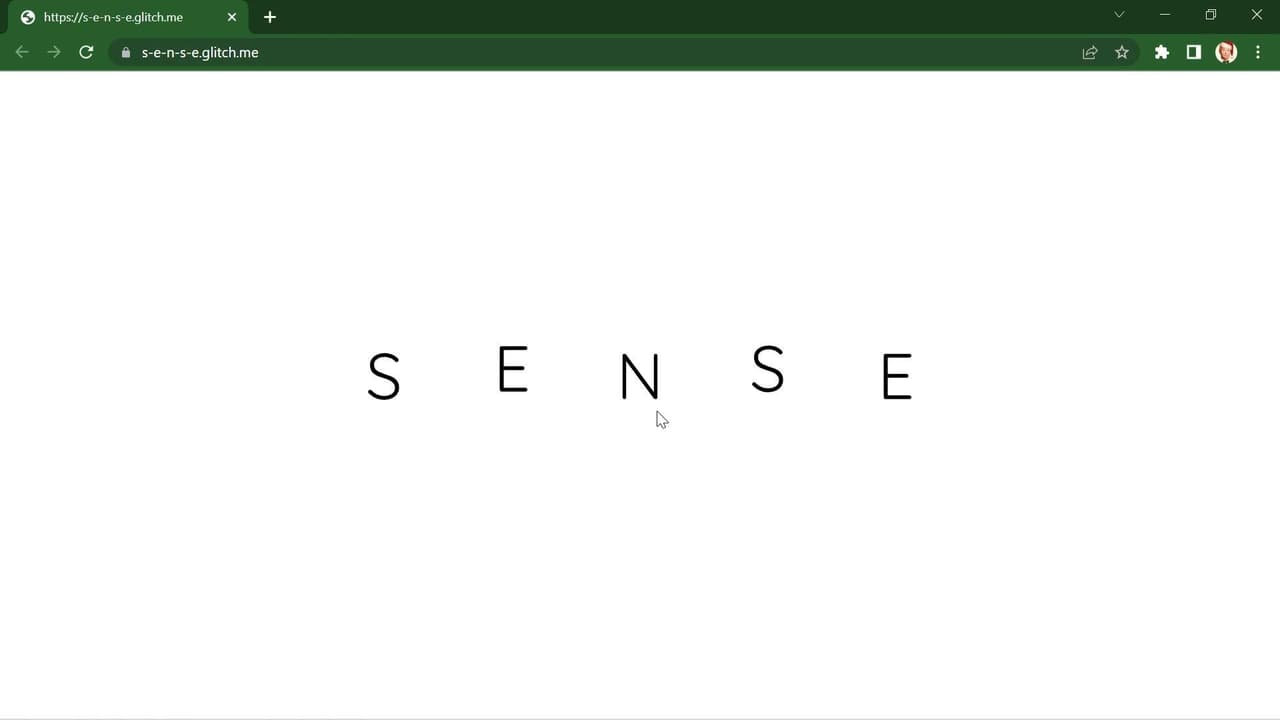 S E N S E screenshot 2