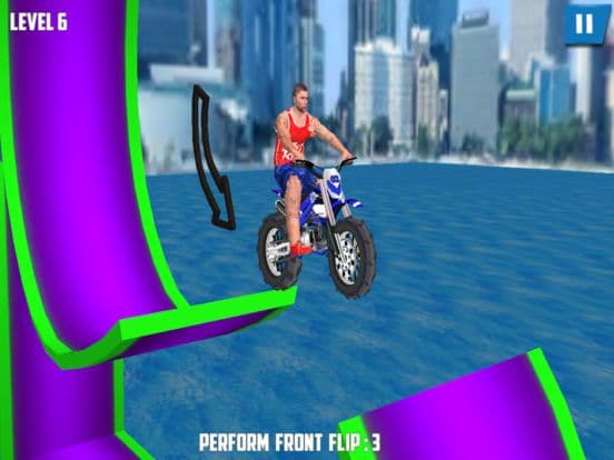 Bike Flip Diving - Stunt Race screenshot 3