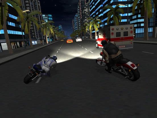 Motorcylce Racing in 3D City screenshot 4