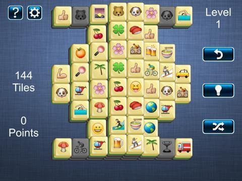 Mahjong Addictive Puzzle - Emoji Tiles Matching Fun screenshot 2