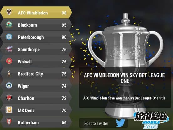 Football Manager Mobile 2018 screenshot 5