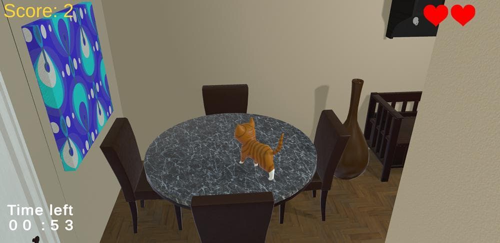 Naughty Cat Mini Game- By Kiran & Linn screenshot 2
