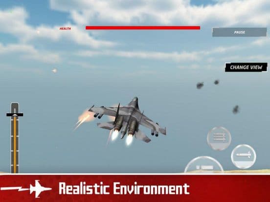 3D Air Dogfight Realistic screenshot 2