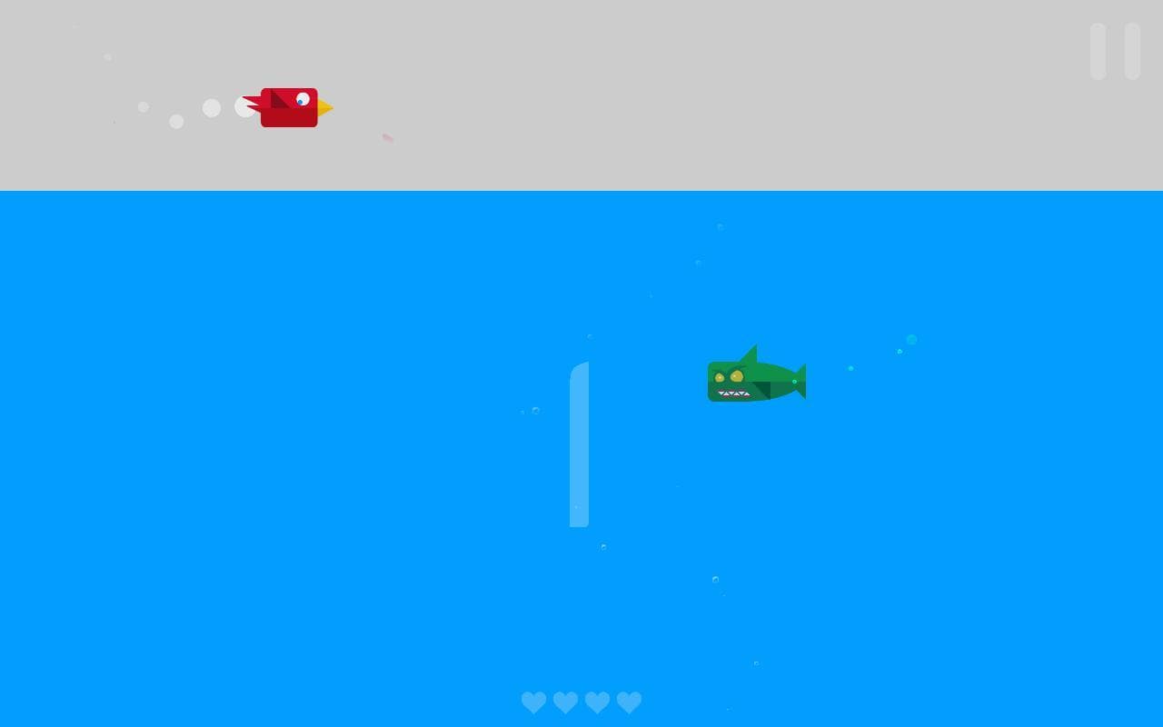Shark Zombies vs Bird Torpedo screenshot 6