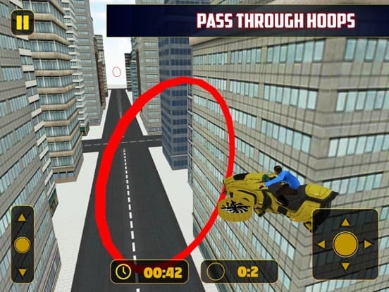 Hovercraft Flying Bike 3D screenshot 2