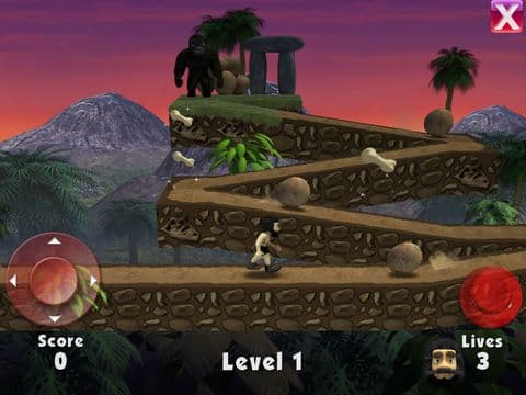 Ape vs Caveman Free screenshot 2