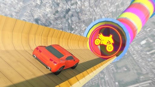 Mega Ramp Transform Racing: Transformer Games screenshot 3