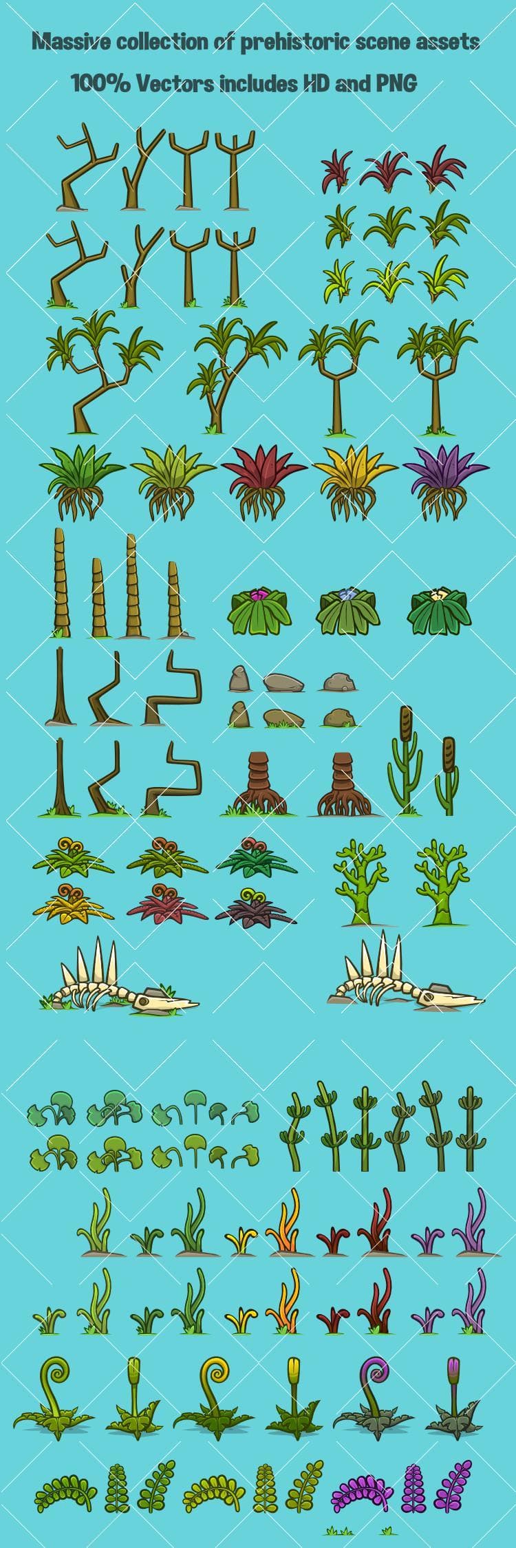 Prehistoric scene creation pack screenshot 2