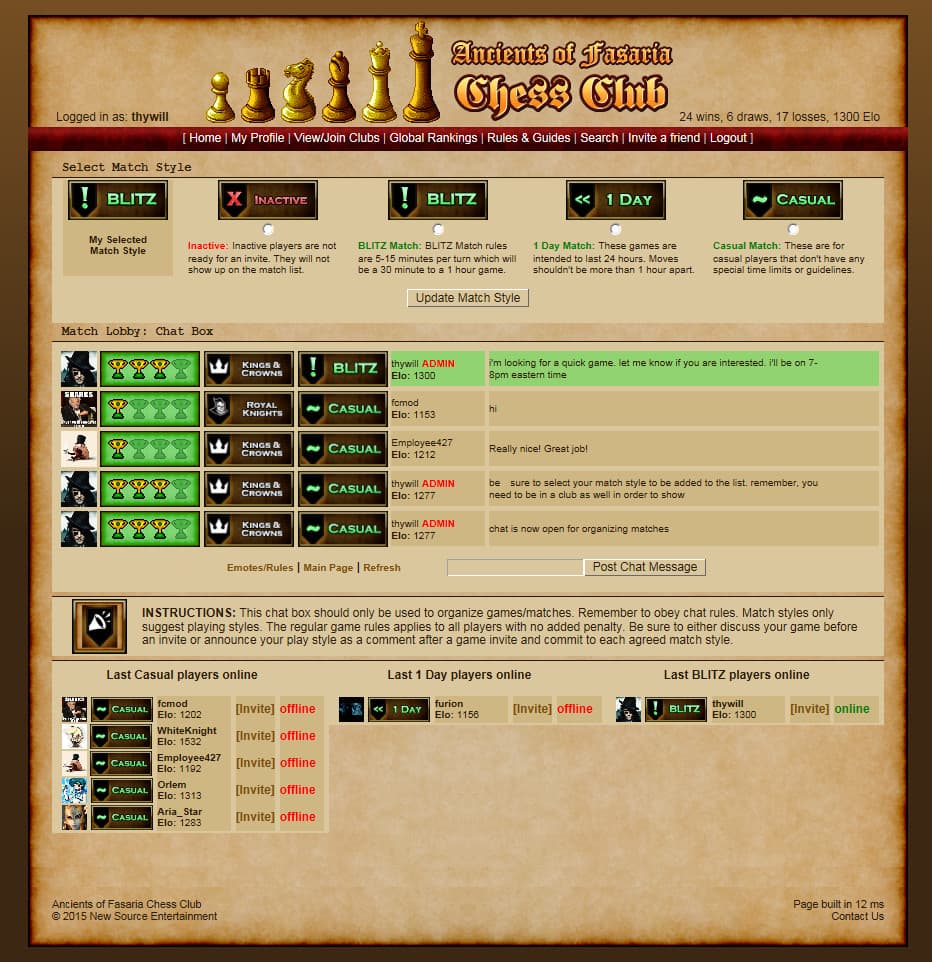 AoF Chess Club 2.0 screenshot 2
