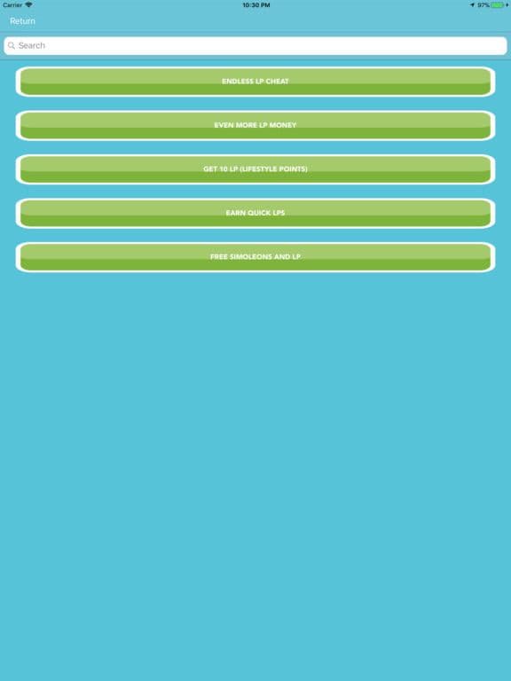 Cheats for The Sims Freeplay screenshot 3