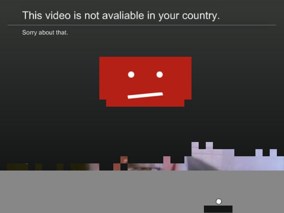 This video is not available in your country