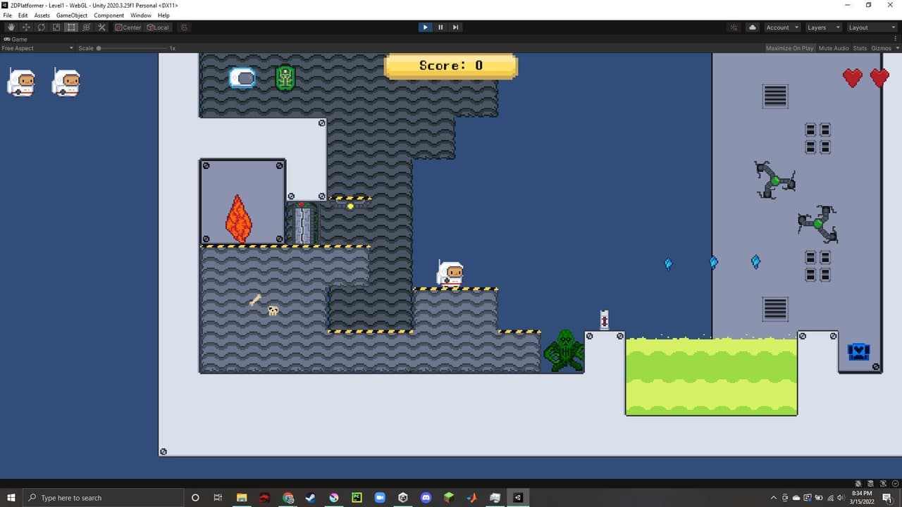 2D Platformer Tutorial (Jackson_Pawlicki) screenshot 2